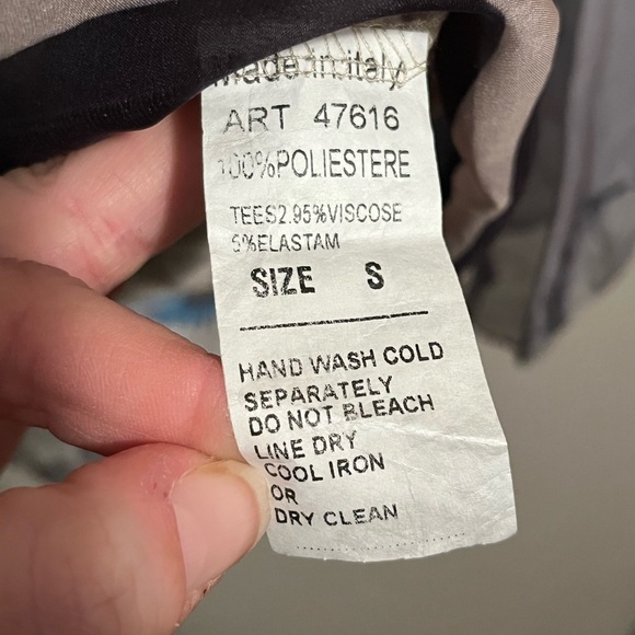 Lola Women's Long Sleeve Floral Blouse Made in Italy - Picture 8 of 12